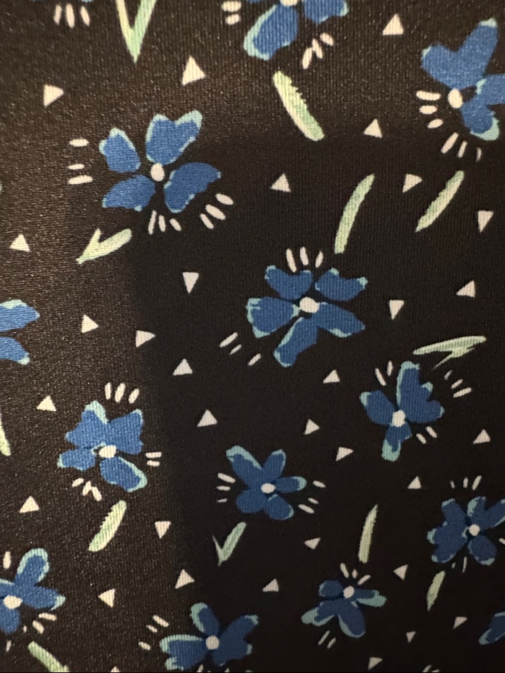 chubbies Black Polo with Blue Floral Print - Picture 4 of 6